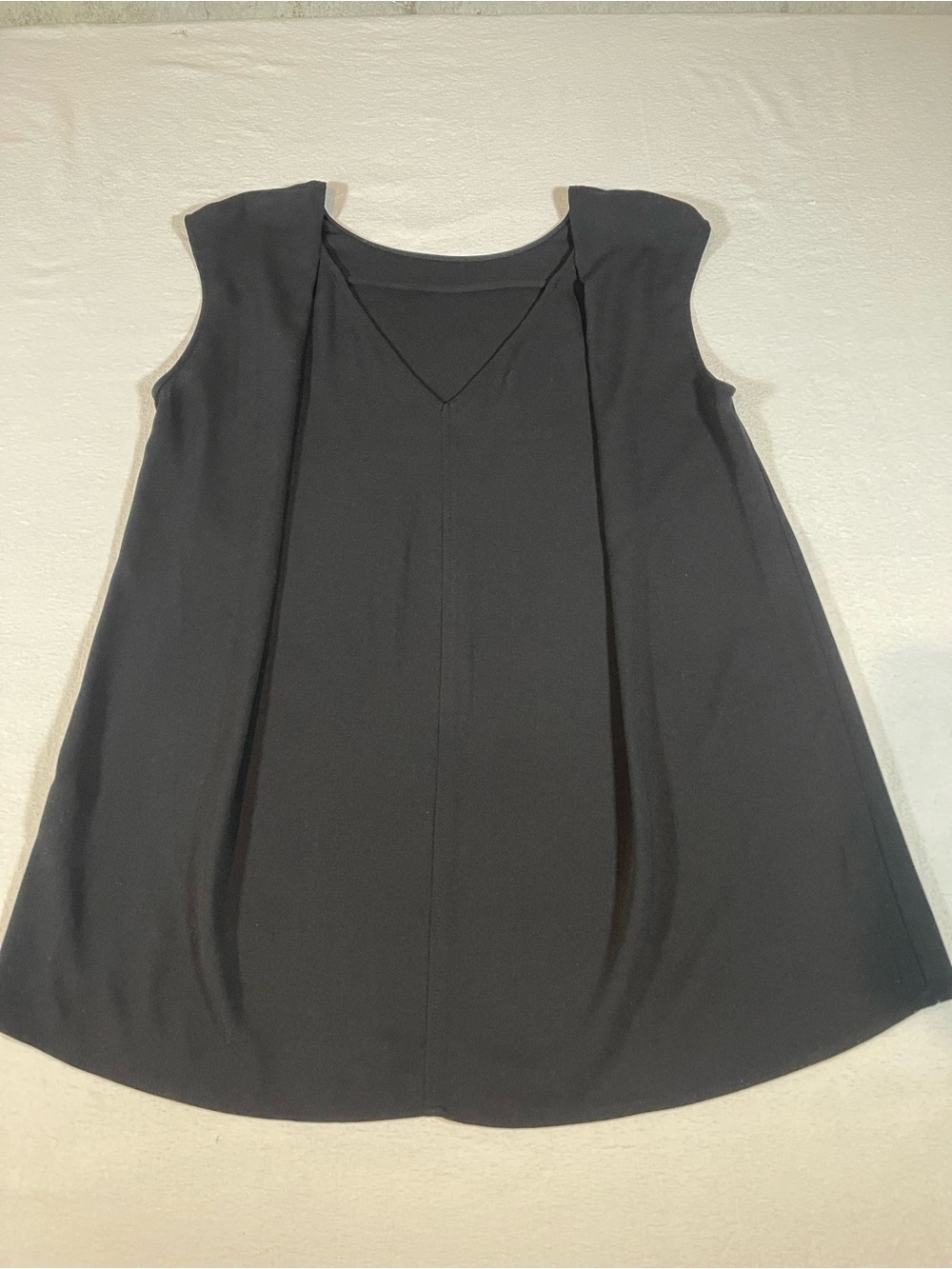 Halogen Women's Black Sleeveless Round Neck Deep-V Back Tank Size S - Picture 4 of 8